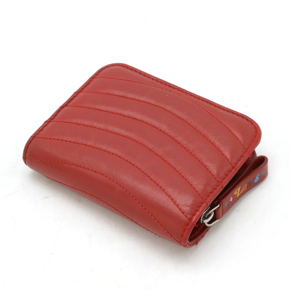 Louis Vuitton Leather Wallet Red Gypt Rouge Wave - Picture 1 of 7